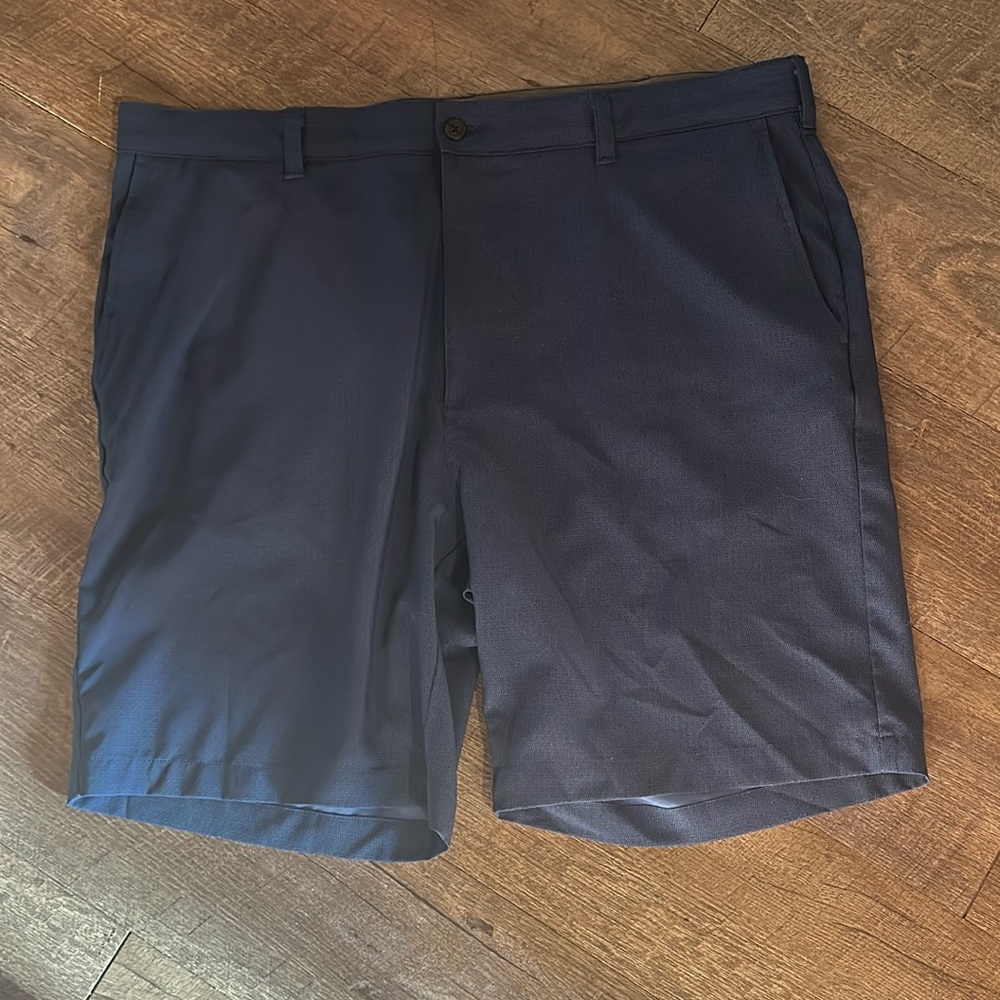 Ben Hogan Performance Men's‎ Flat Front Active Flex Stretch Golf Short Blue 40